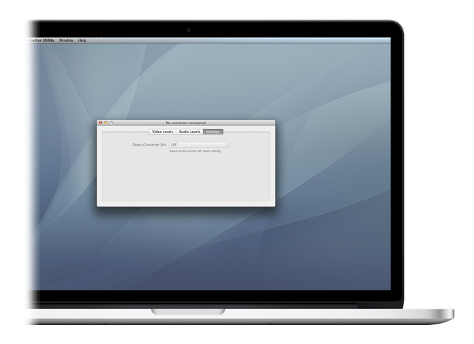 open laptop screen, Blackmagic Design ATEM Studio Converter 2